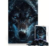 Loup mystérieux Puzzle 1000 pièces pour Adultes pour Un Jeu de réflexion, Un Moment de complicité, Une Surprise d'anniversaire (38x26cm)