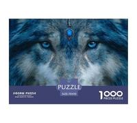 Loup Puissant Puzzle Adulte 1000 Pièces Loup Indomptable De Qualité Supérieure : Maîtrisez Le Défi du Puzzle Difficile - pour Un Large Panel Dès 14 Ans 70x50cm/1000pcs