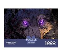 Loup Puissant Puzzle Adulte 1000 Pièces Loup Indomptable L'Excellence dans Les Défis De Puzzle - pour Une Large Audience : Homme, Femme, Adulte, Enfant Dès 14 Ans 52x38cm/1000pcs