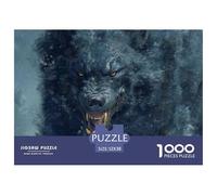 Loup Puissant Puzzle Adulte 1000 Pièces Loup Indomptable L'Excellence du Défi Pédagogique - pour Homme, Femme, Adultes Et Un Public Jeune (14+) 52x38cm/1000pcs