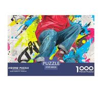 Loup Puissant Puzzle Adulte 1000 Pièces Loup Indomptable L'Excellence du Défi Pédagogique - pour Homme, Femme, Adultes Et Un Public Jeune (14+) 38x26cm/1000pcs