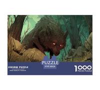 Loup Puissant Puzzle Adulte 1000 Pièces Loup Indomptable L'Excellence du Défi Pédagogique - pour Homme, Femme, Adultes Et Un Public Jeune (14+) 38x26cm/1000pcs