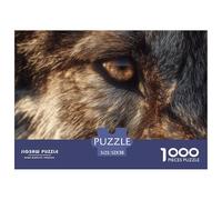 Loup Puissant Puzzle Adulte 1000 Pièces Loup Indomptable L'Excellence du Défi Pédagogique - pour Homme, Femme, Adultes Et Un Public Jeune (14+) 52x38cm/1000pcs