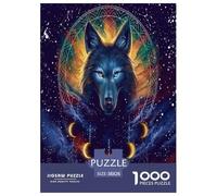 Loup Puzzle 1000 Pièces Educa Jouet en Bois Divertissement Créatif De l'art De La Décoration Jeu Éduchatif Challenge Toy Adultes Et Enfants À Partir De 14 Ans 38x26cm/1000pcs