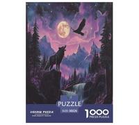 Loup Puzzle 1000 Pièces Educa Jouet en Bois Divertissement Créatif De l'art De La DécoRation Jeu Éduchatif Challenge Toy Adultes & Enfants des 14 Ans 38x26cm/1000pcs