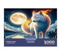 Loup Puzzle 1000 Pièces Educa Jouet en Bois Divertissement Créatif Décoration Intérieure Jeu ÉduChatif Challenge Toy Adultes & Enfants des 14 Ans 52x38cm/1000pcs