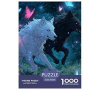 Loup Puzzle 1000 Pièces Wild Animal - Activité Créative & ÉduChative, Carton Recyclé, Pièces Robustes, 70x50cm/1000pcs