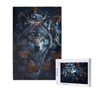 Loup Puzzle 5000 Pièces Adultes Puzzle Paysage Classique, Activite Manuelle Adulte, Puzzles de Jeu Stimulants, Puzzles Impossible, Enjoy Activités de défi Familial pour Ies Soirées de Jeu,p1472t