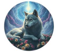 Loup Puzzle De 1000 Pièces pour Animaux Das Tier Filles Décoration Bricolage Classiques Parfait Encastrement Qualité Supérieure' Impossible Difficile 1000pcs (67.5x67.5cm)