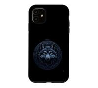 Loup Sacré Géométrie Dire Drôle Sarcastique Coque pour iPhone 11
