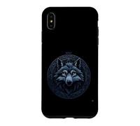 Loup Sacré Géométrie Dire Drôle Sarcastique Coque pour iPhone XS Max