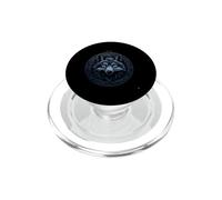 Loup Sacré Géométrie Dire Drôle Sarcastique PopSockets PopGrip pour MagSafe