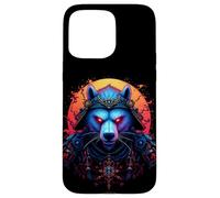 Loup samouraï Coque pour iPhone 15 Pro Max