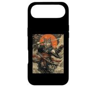 Loup Samouraï Japonais Kanagawa Wave Loups Drôles Coque pour iPhone Air