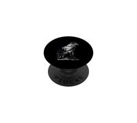 Loup Sauvage Forêt Arbres Montagnes Faune Nature PopSockets PopGrip Adhésif
