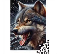 Loup Set De 1000 Pièces Papier Recyclé WereLoup Castle Puzzle Adulte Facile À Ranger Casse-tête Engageant Activité Lien Familial Heures Divertissement 52x38cm/1000pcs