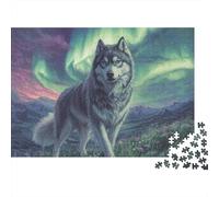 Loup sous Aurora Grille 1000 Pièces Famille Loisir Solo Développement De La Concentration Antistress Meilleure Vente Papier Non Toxique 52x38cm/1000pcs