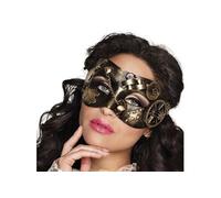 Boland Masque pour les yeux Steampunk 00209 – look bronze, engrenages, chaînes et rivets – Or