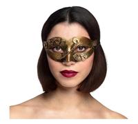Loup Steampunk Rouages Dorés Femme Taille Unique Doré