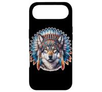 Loup x Coiffe de Chef Indien x Totem Loup Coque pour iPhone Air