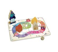 Vilac – Jeu de société Loup Yétu ? 3 Petits Cochons – Jeu en bois, sac de rangement – 3 ans et plus