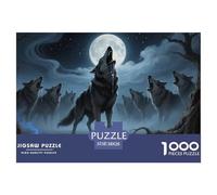 Loup1000 Pièces PuzzleAnimaux pour Adultes De Jeu pour Adultes Premium avec Défis Paysagedes QuatreSaisons 38x26cm/1000pcs