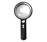 Loupe 10x/20x/45x avec lumière LED pour inspection, bijoux, timbres, agrandisseur de lecture portable avec lentille en verre, loupe oculaire avec LED pour la lecture senior, inspection de bijoux