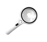 Loupe 10x/20x/45x avec lumière LED pour inspection, bijoux, timbres, loupe à main, transducteur d'argent