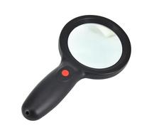 Loupe 10x Manche à Main avec légèreté de visualisation légèrement éclairée pour Lire de Petites Polices, Seniors à Basse Vision, dégénérescence maculaire