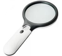 Loupe 3 lumière LED, loupe avec lumière, 3X/45X loupe éclairée à main avec 3 Modes avec une grande clarté léger idéal, pour la lecture, les bijoux, l'artisanat, l'exploration (1pcs)