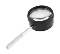 Loupe 35x - Loupe manuelle portable de 50 mm avec lentille optique Microscope miniature puissant pour la lecture de petits caractères, la réparation de bijoux, la collection de pièces de monnaie et de