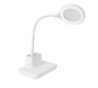 Loupe 5 fois rechargeable avec luminosité réglable et trois couleurs de lumière pour des tâches précises et un travail détaillé