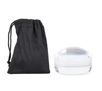 Loupe à Dôme en Verre Acrylique, Grossissement 8X, 50 x 33mm, Demi-Boule Optique pour Lecture et Presse-Papiers, Portable