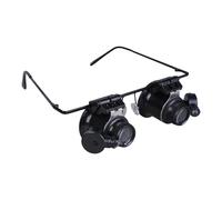 Loupe À Double Cadre 20X Adaptée Travail De Détail Fin chez Les Bijoutiers Amateurs D'électronique Inspection Précise Loupe De Bijoutier