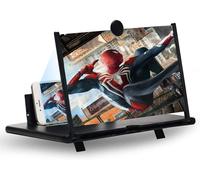 Loupe À Écran, 16 Pouces 3D Loupe Portable Telephone, Adapté Pour Regarder Des Vidéos Sur Tous Les Smartphones[Video2430]