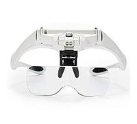Loupe À Lumière LED Haute Définition Et Haute Puissance Montée sur La Tête Loupe À Grossissement Commutable À 5 Lentilles