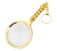 Loupe à main 5x avec grande lentille en verre et crochet de clé, loupes de lecture, travail fermé, livraison directe
