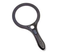 Loupe à main asphérique LED COB série Carson Lume 2x et lentille spot 7x avec deux réglages de luminosité (AS-95)