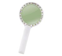 Loupe à main en verre optique avec éclairage LED pour l'analyse des bijoux, l'exploration de la lecture, le travail, l'inspection détaillée
