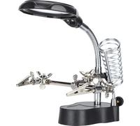 Loupe avec lampe sur pied Pince auxiliaire LED Clip -station de soudage