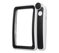 Loupe avec Lumière, Loupe éclairée 4X pour Lire avec 10 Lumières Blanches LED pour Une Meilleure Expérience de Lecture (Noir et Blanc)
