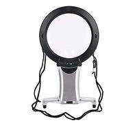 Loupe avec lumière, loupe eSynic 2 en 1, loupe géante Mains Libres avec 2 lumières LED intégrées pour la Lecture de Livres de Cartes et de journaux Interesting