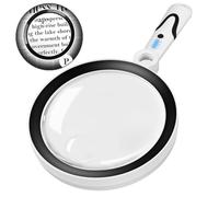 Loupe avec lumière portative 5 modes LED, loupe, grossissement 10x/20x/45x pour lecture, inspection, loisirs, pièces de monnaie, timbres, carte, inspection