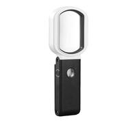 Loupe avec lumière rechargeable 25x 10x pour personnes âgées, lecture, inspection, bijoux, pièces de monnaie (A)