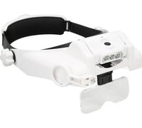 Loupe bandeau 3 LEDs 23 types de grossissements Ajustable Rechargeable Monture de Tête Loupe