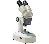 Loupe binoculaire BRESSER Researcher ICD - Zoom - Blanc - LED - Accus rechargeables