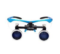 Loupe Binoculaire Dentaire 3,5X Avec Lampe LED Chirurgicale -Lunettes De Grossissement Binoculaires Pour Précision - Chirurgie, Médecine Vétérinaire, Horlogerie, Électronique, Artisanat