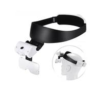 Loupe Binoculaire Frontale avec Bandeau LED, Grossissement 1x-3,5x pour la Lecture et la Réparation Électronique