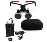 Loupe binoculaire réglable pour usage dentaire et laboratoire avec phares LED compatibles