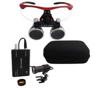 Loupe binoculaire réglable pour usage dentaire et laboratoire avec phares LED compatibles